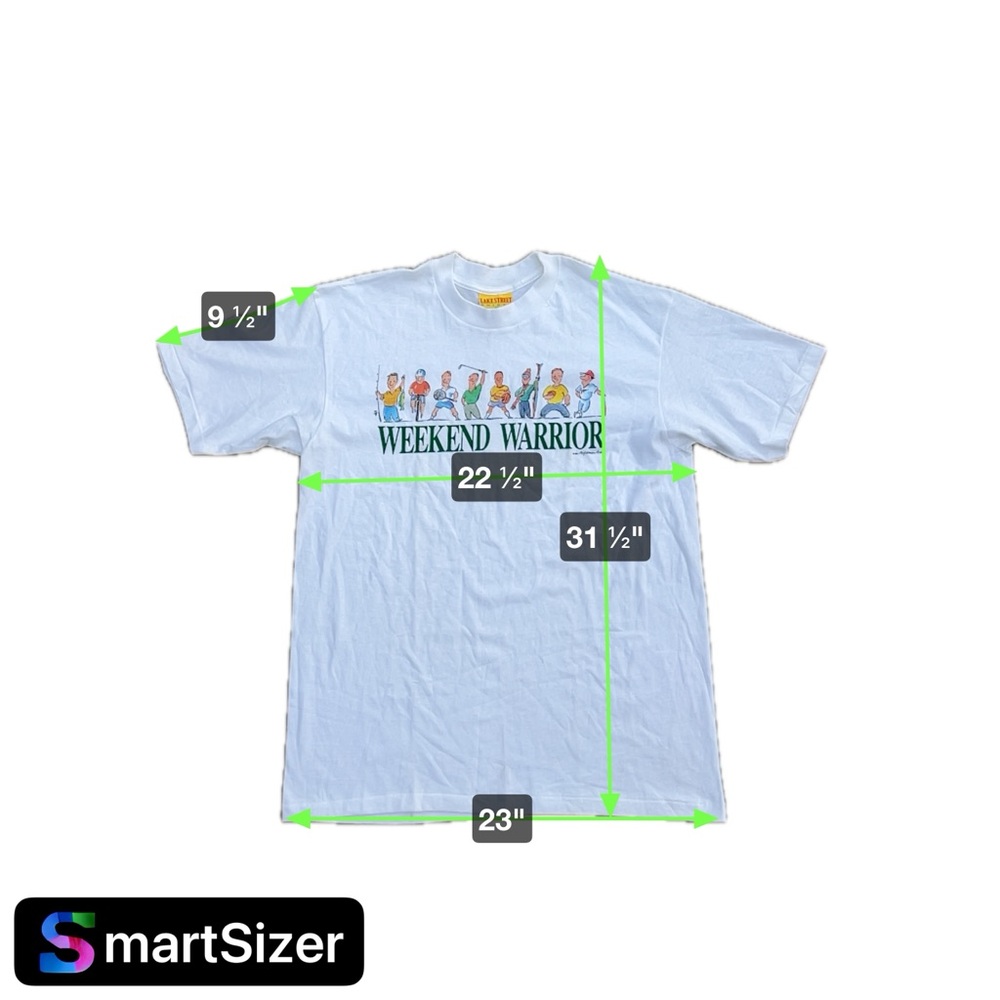 Vintage 90s - Lake Street Shirts - Short Sleeve Single Stitch Grandpa T-Shirt XL - Picture 7 of 8